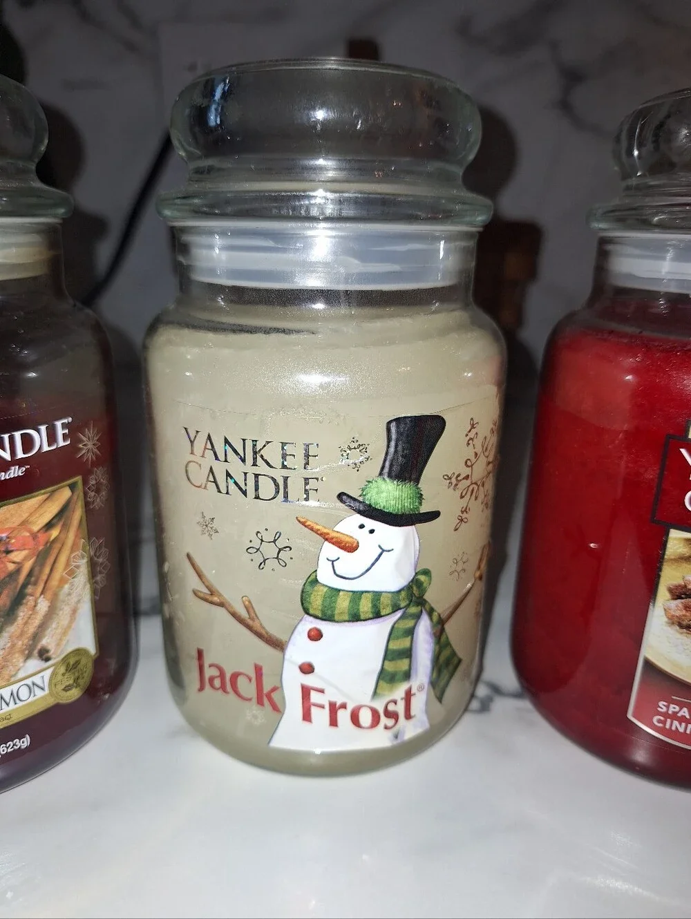 Yankee Candle Jack Frost Holiday Jar Candle